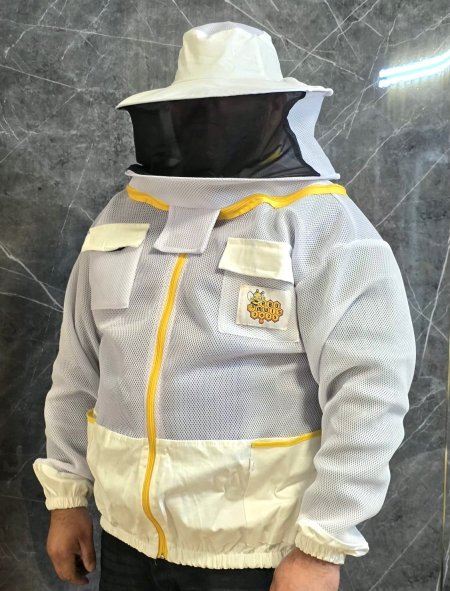 بدلة نحل نصفي قماشة غير مبطنة