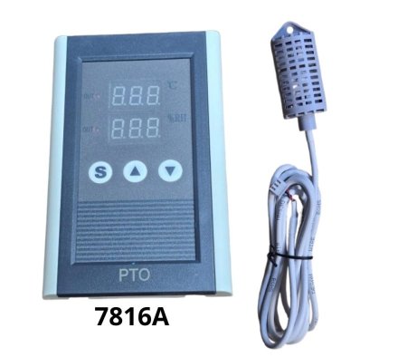 جهاز التحكم بالحرارة والرطوبة مع خاصية الانذار